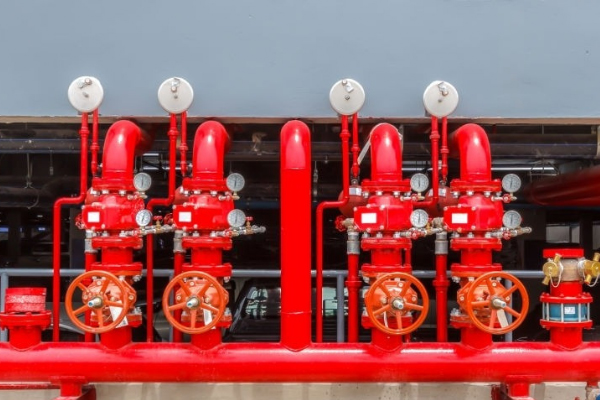 Fire hydrant systems equipment illustration